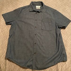 Goodfellow Dark Chambray Button Up- SZ XL